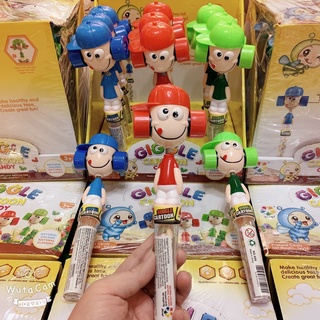 Kẹo đồ chơi hình chú hề cartoon đầu lắc lư có tiếng kèm kẹo xuất xứ Úc
