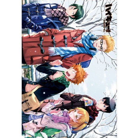 Set 8 Tấm Poster Treo Tường Trang Trí In Hình Anime Volleyball