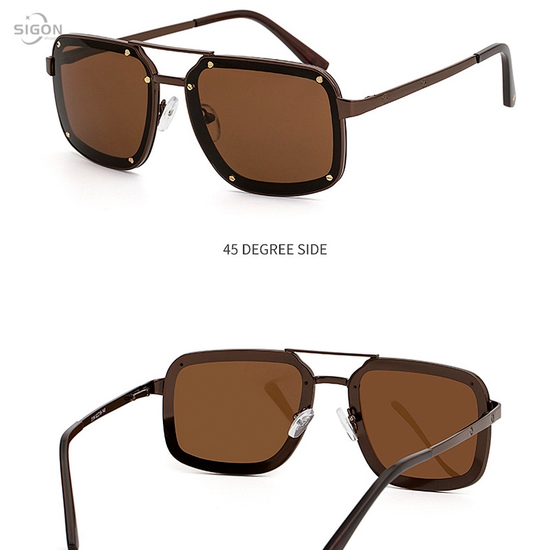 Kính Mát Phong Cách Thời Trang Retro Cá Tính Dành Cho Nam