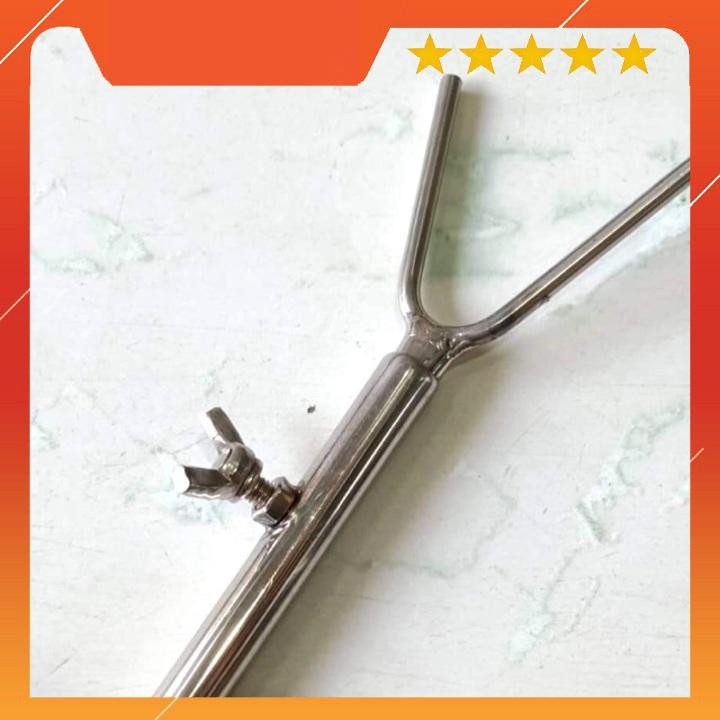 Cây Chống Cần câu 2 Khúc tăng đơ Inox dài 1m35,thu gon 80cm Giá Xưởng