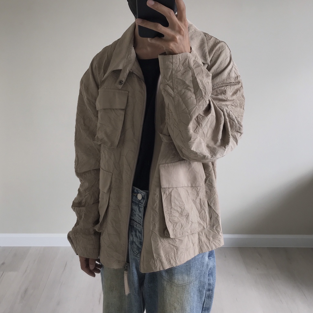 áo khoác vải nhăn / heinlein windbreaker
