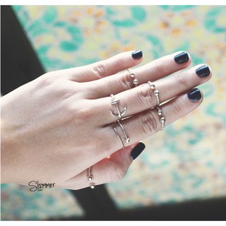 Nhẫn bạc 925 Piky - Shimmer Silver