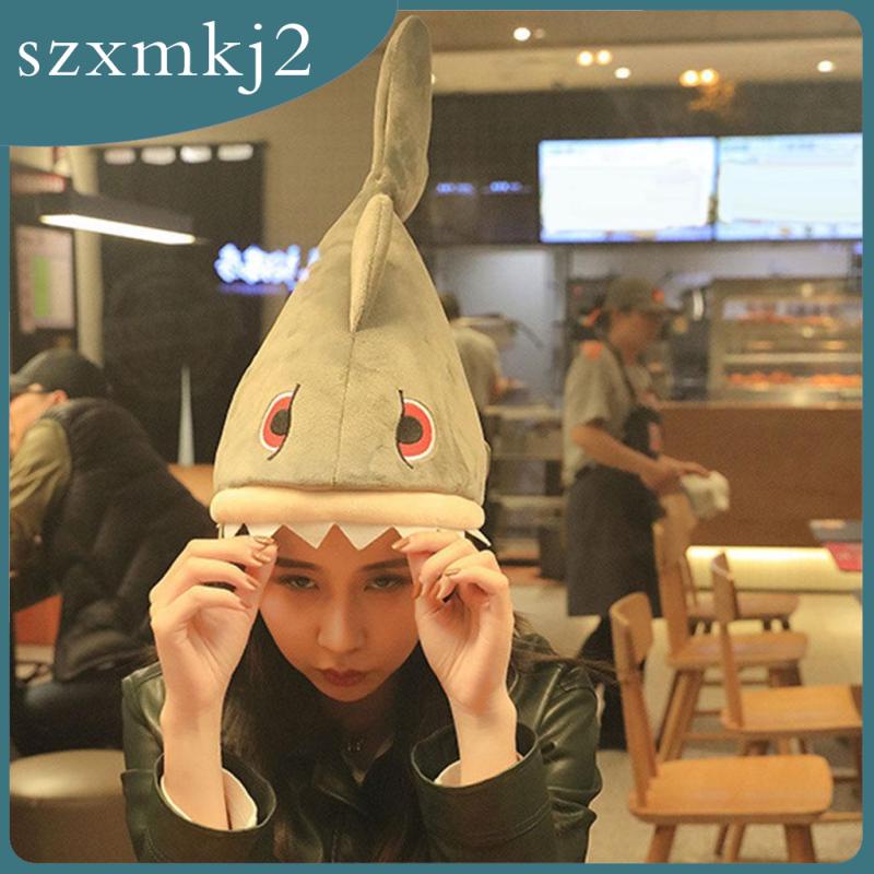 Mũ Hình Cá Mập Vui Nhộn Phụ Kiện Chụp Ảnh Cho Người Lớn szxmkj2