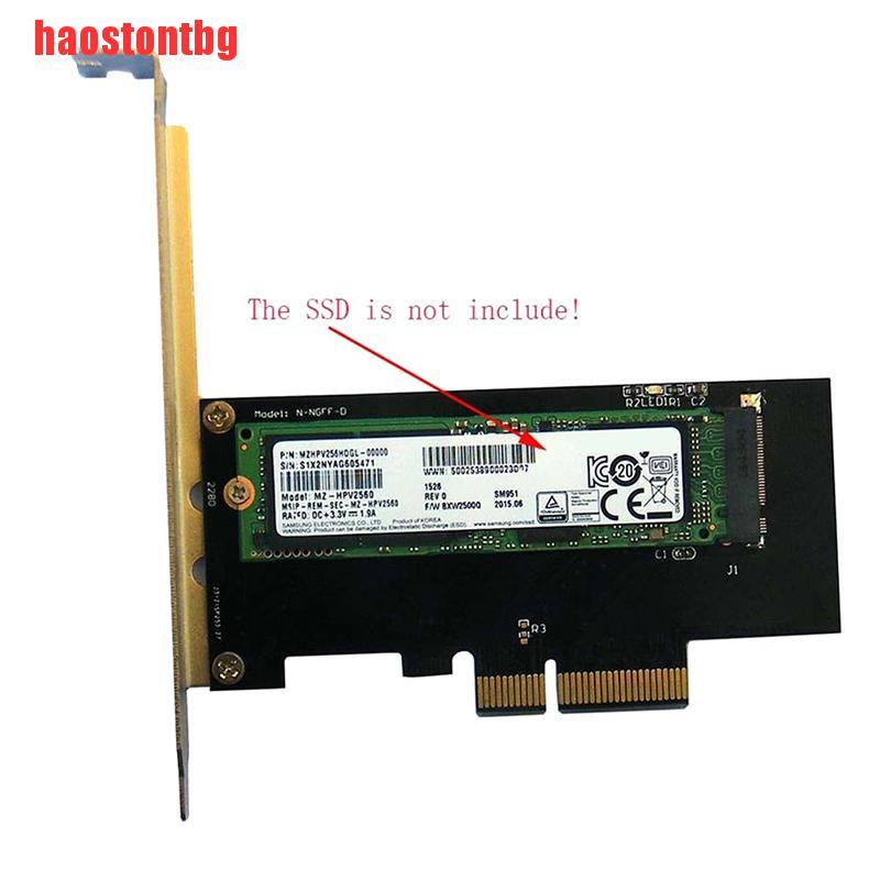 Card Chuyển Đổi Nvme Aaci Pcie X4 M.2 Ngff Ssd Sang Pcie 3.0 X4