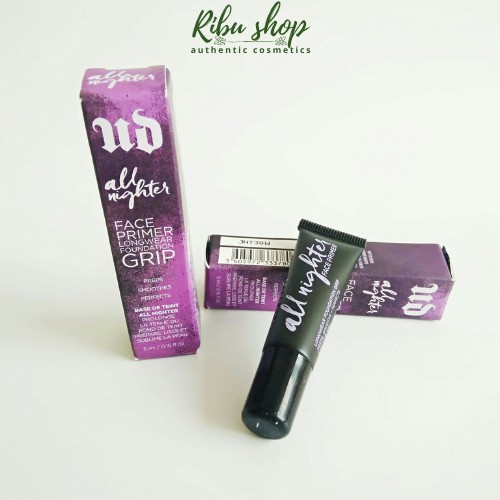 Kem lót Urban decay all nighter face primer longwear foundation grip 5ml minisize fullbox tách set Ribu shop