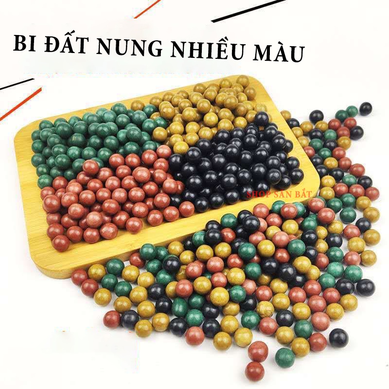 1kg Bi đất nung pha bột sắt hít nam châm nhiều màu sắc đẹp mắt cho trang trí deco hoặc đi chơi kích thước 8-9mm