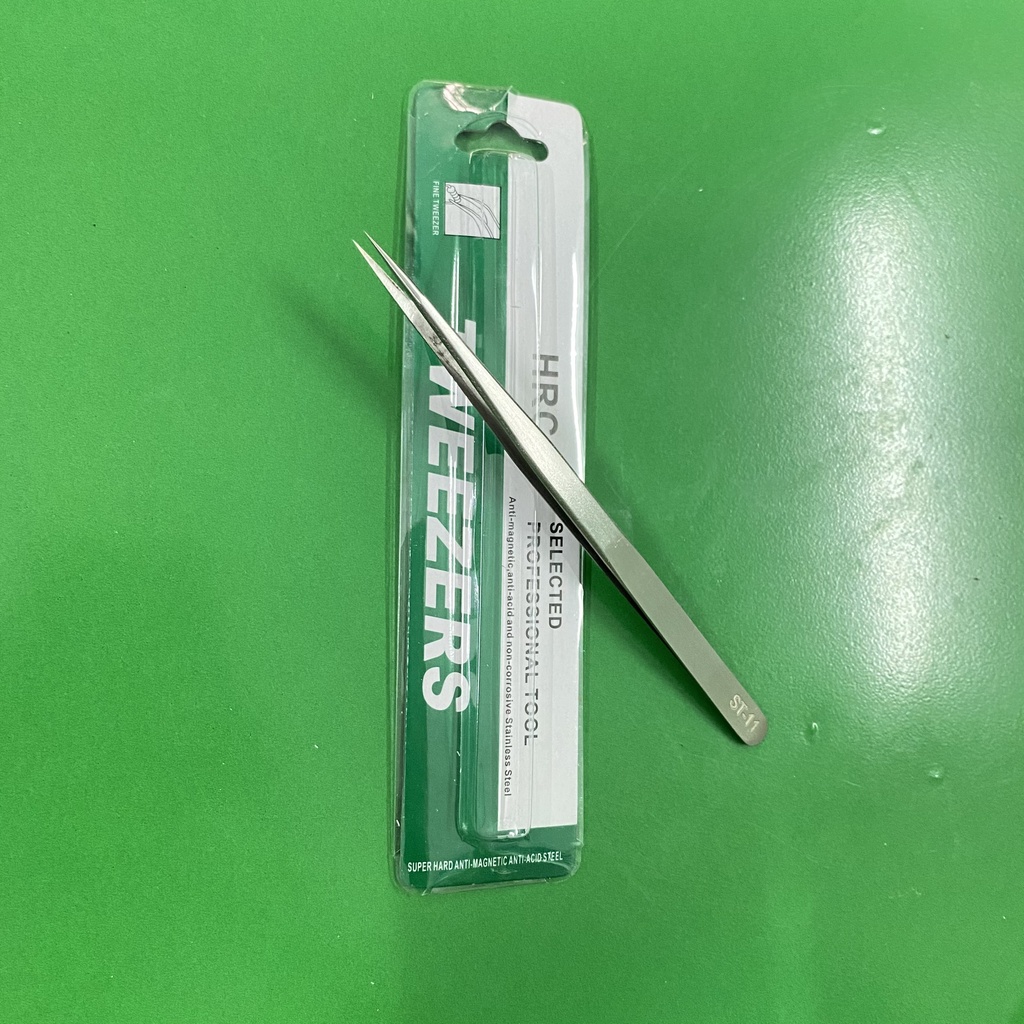 Nhíp Nhặt Lông Yến Đầu Nhọn - Giá rẻ - Mẫu Nhíp Cao Cấp ST11 Nhíp Bạc