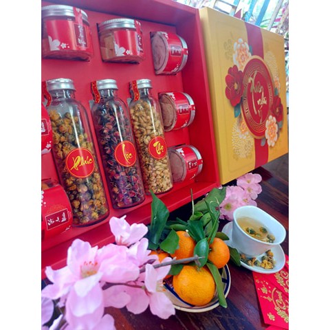 [Qùa tết] Hộp quà Tết, Hộp Mứt Tết cho doanh nghiệp 2021 + Túi | BigBuy360 - bigbuy360.vn