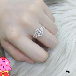 Nhẫn bạc nữ kim tiền
