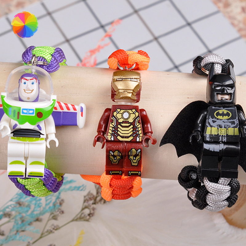 Vòng Tay Dây Bện Mặt Hình Logo Buzz Lightyear Ngộ Nghĩnh