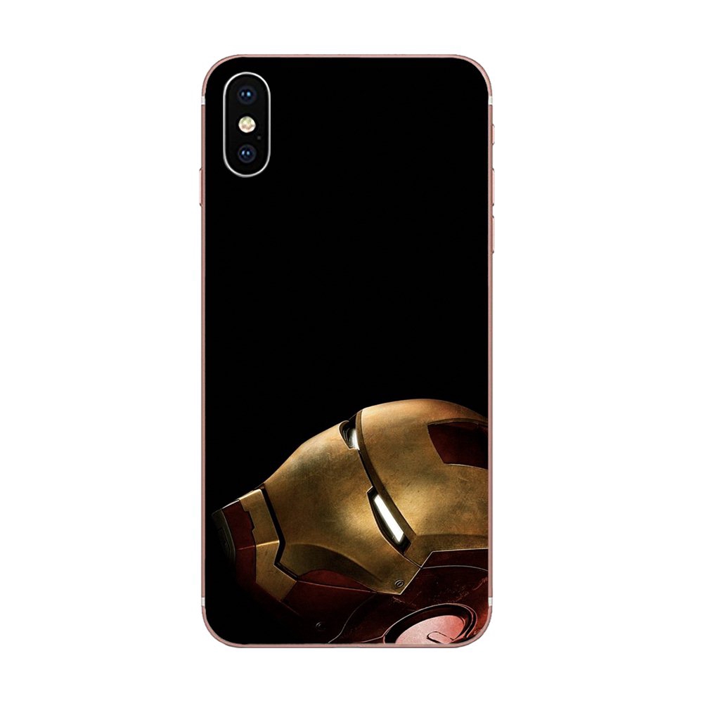 Lưng Ốp Điện Thoại Họa Tiết Cờ Iron Man Nhiều Màu Độc Đáo Cho Samsung Galaxy A10 A20 A20E A3 A40 A5 A50 A7 J3 J5 J6 J7 2016 2017 2018