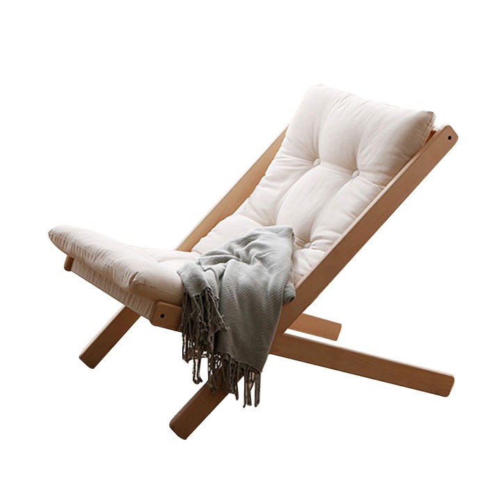 Ghế lười kiểu Nhật sofa đơn ban công thư giãn có thể gập lại nhỏ Bắc Âu phòng ngủ