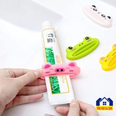 Miếng bóp kem đánh răng hình con vật dễ thương