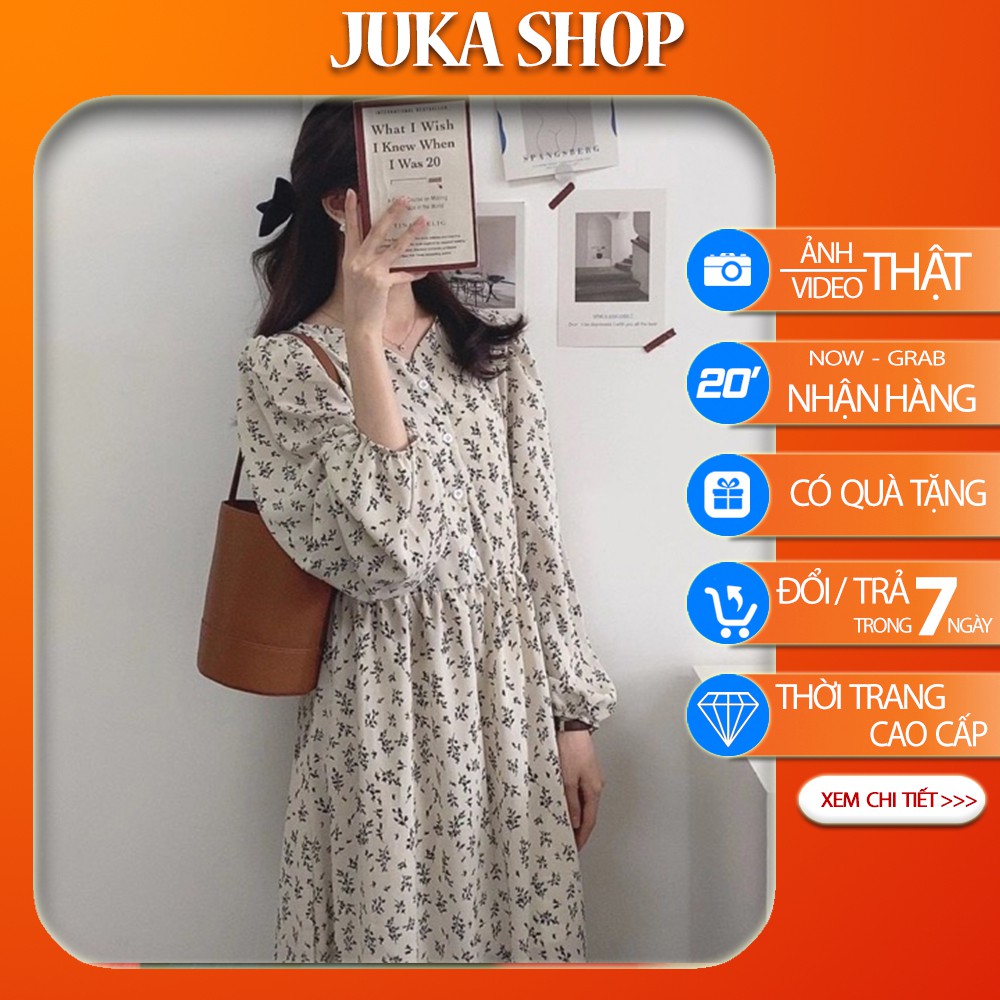 Đầm hoa - váy hoa nhí vintage siêu xinh Juka Shop