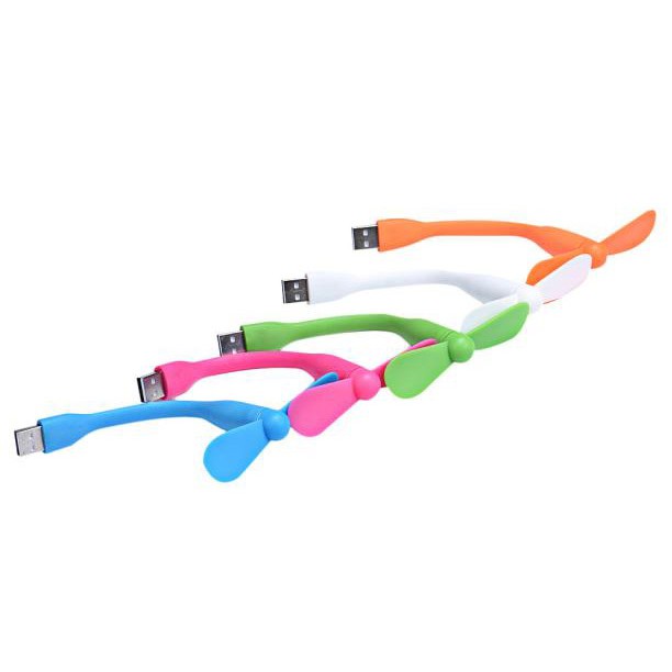 Quạt Mini 2 Cánh Chân USB Đa Năng Uốn Dẻo, Cánh Rời, Siêu Mát SIÊU HOT ( giao màu ngẫu nhiên )