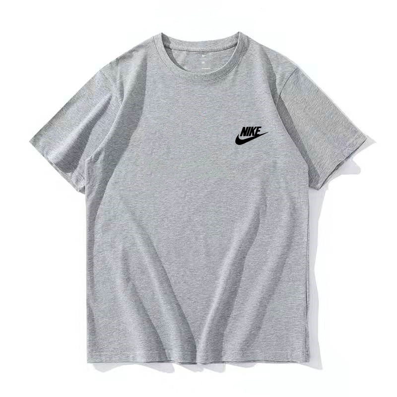 N&amp;k Áo Thun Tay Ngắn Tối Giản In Logo Chữ Phía Trước Cổ Điển Thoải Mái Cho Nam Và Nữ