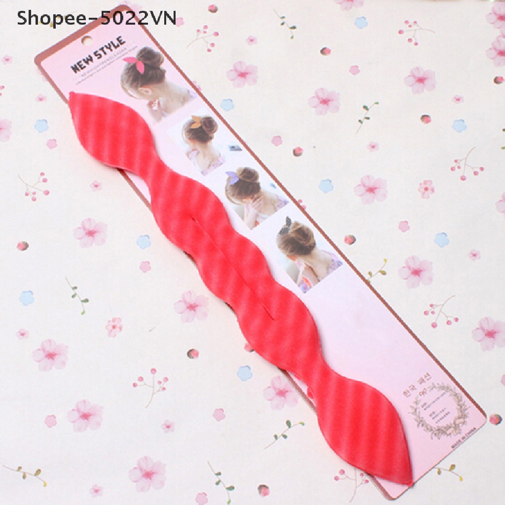 [Hàng mới về] Dụng cụ búi tóc kiểu tai thỏ bằng mút xốp kích thước 29.5cm