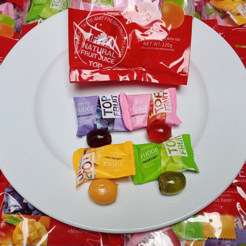 KẸO DẺO TRÁI CÂY MIX VỊ TOP FRUIT 320GR - ăn vặt siêu ngon