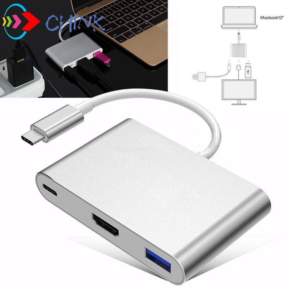 Cáp Chuyển Đổi Usb 3.1 Type C Sang 4k Hdmi Usb 3.0