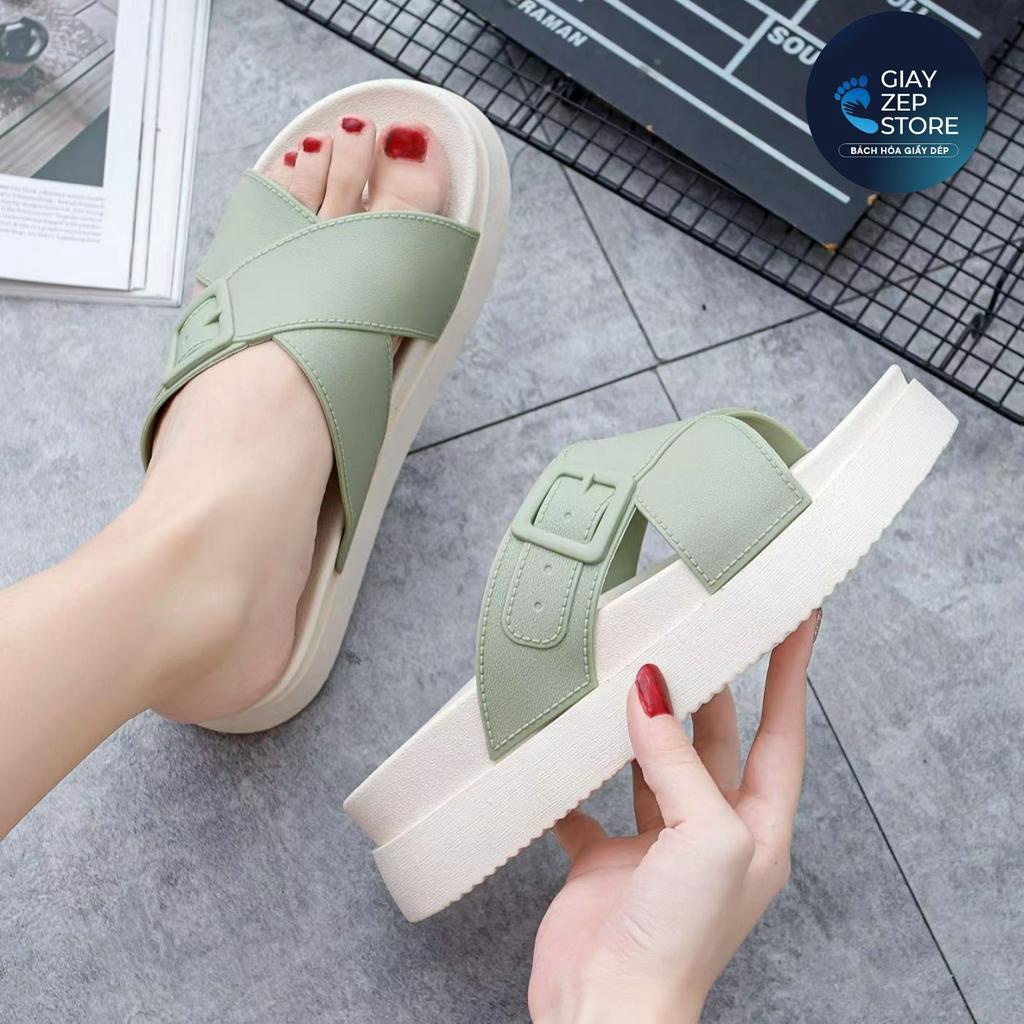 Dép Quai Ngang Dio Cao 5cm,Tổng Hợp Dép Đế Cao 5cm Mumu, Quai Chéo, Kim Cương, Chữ H Size 35-39