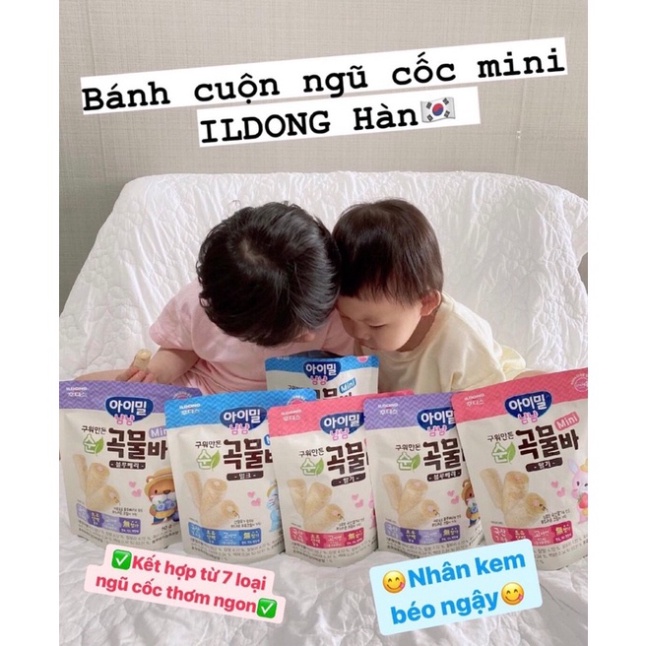 Bánh Cuộn Mini ILDong Hàn Quốc Gói 50G Cho Bé