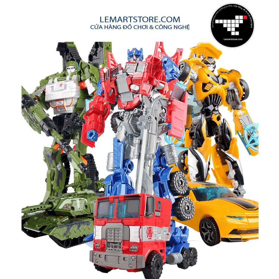 RÔ BỐT TRANSFOMRER Bumblebee -NGƯỜI MÁY BIẾN HÌNH  - Có thể xoay lắp biến đổi qua lại 2 hình dạng