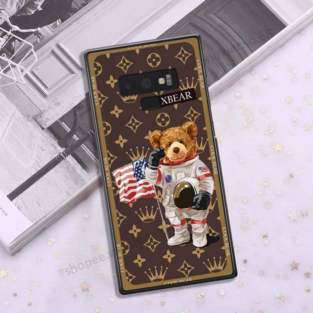 Ốp lưng điện thoại Samsung Note 9 in hình gấu bear, kaws, doremon thời trang, ốp lưng cao cấp chất lượng