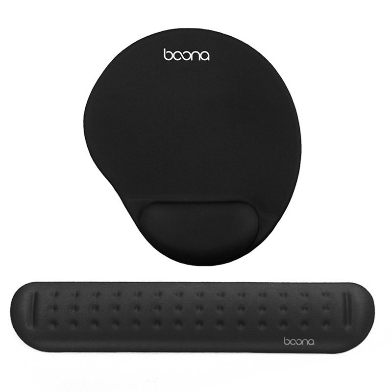 BỘ LÓT CHUỘT Có Đệm Tay Silicon, Lót Chuột Và Đệm Kê Gõ Phím Hình Cún, Bộ Lót Chuột Gaming