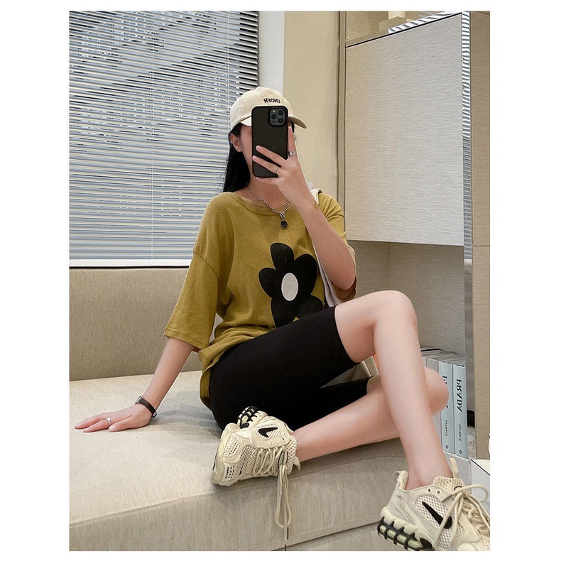 MomKids High Quality Plus Quần Legging Lửng Co Giãn Dành Cho Bà Bầu