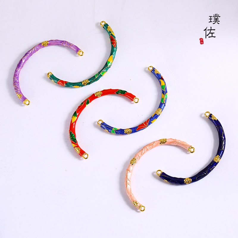 [Hàng Có Sẵn] Vòng Tay / Vòng Tay / Dây Chuyền Nửa Màu Xanh Lá Đỏ Không Được Mài Mòn Phụ Kiện Cho Nữ diy