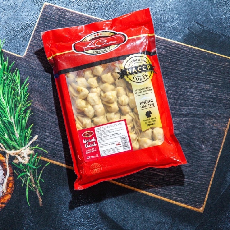 Hộp hoành thánh Lacusia 500g
