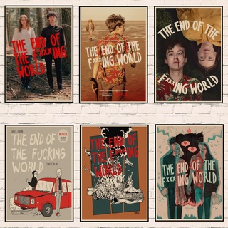 Áp Phích Nghệ Thuật In Hình The End of The F * * * ing World Series Mới Trang Trí Nhà Cửa