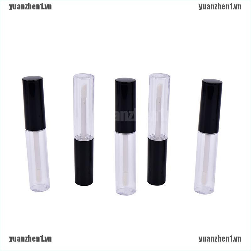 1 / 5 Lọ Rỗng Đựng Son Dưỡng Màu Đen 8ml YUANZHEN1