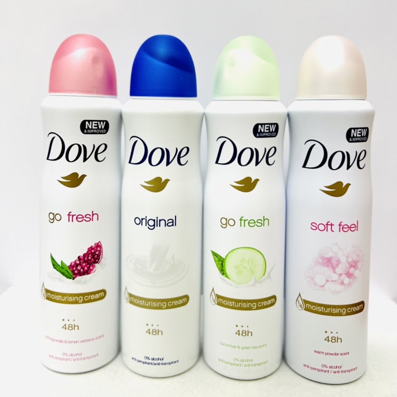 Xịt Khử Mùi Dove 48h Anti-Perspirant Deodorant Spray 150ml