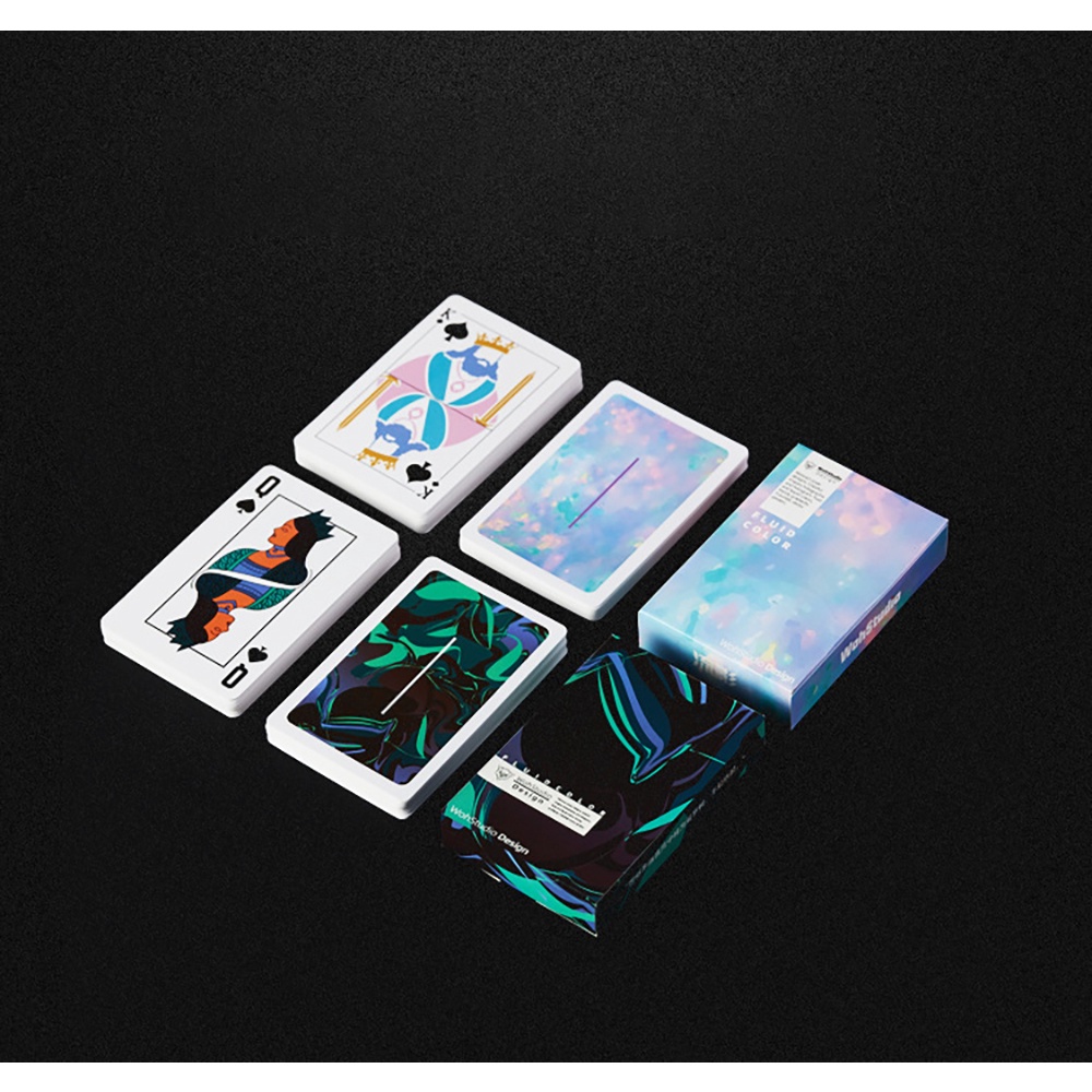 Bộ Bài Tây Poker Giá Rẻ Họa Tiết Nhật Bản Phong Cách Đơn Giản Cho Gia Đình BT14