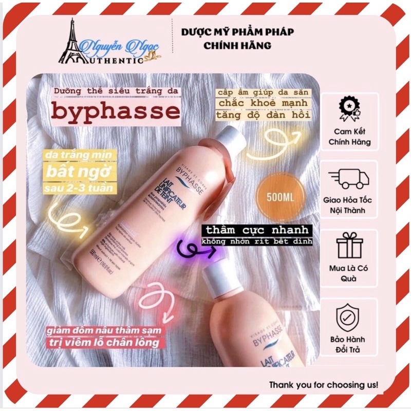 ⭐️ Sữa dưỡng thể Byphasse-500ml