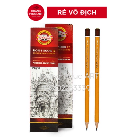 Bút chì tiệp vẽ phác thảo HB - 8B
