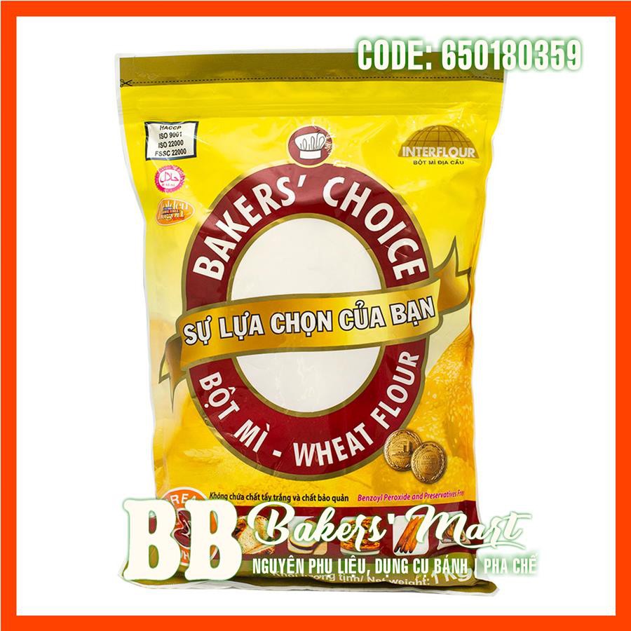 [Mã 156FMCGSALE hoàn 8% đơn 500K] Bột mì Bakers' Choice số 13 (BỘT LÀM BÁNH MÌ) - 1kg