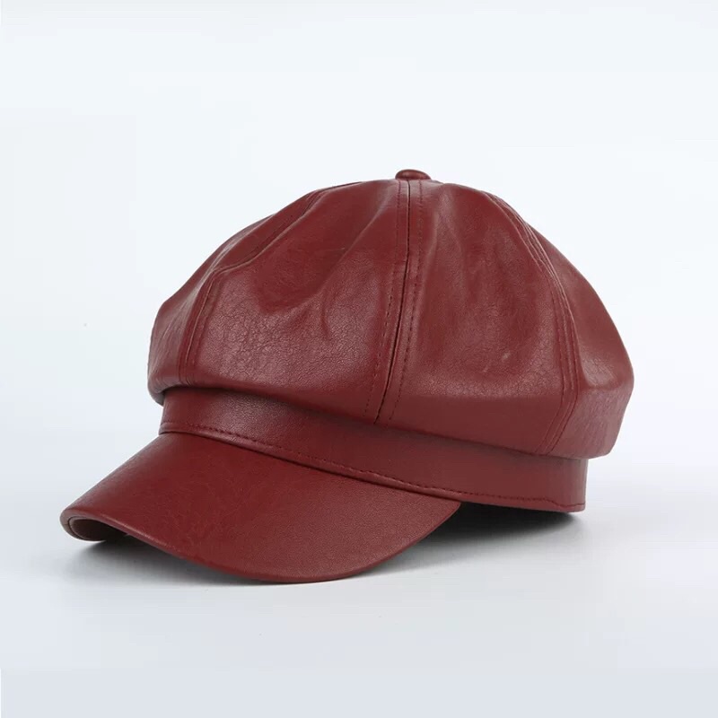 Mũ nón hải quân beret có lưỡi trai chất da mềm đẹp