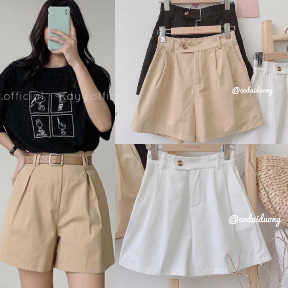 [SALE SỐC] Quần Đùi Thô Cúc Lệch Siêu Hot