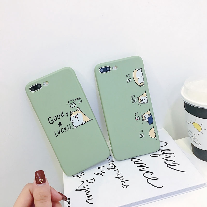 Ốp điện thoại hình mèo xinh xắn cho iPhone 8 7 6s 6 x XR XS Max Plus | BigBuy360 - bigbuy360.vn