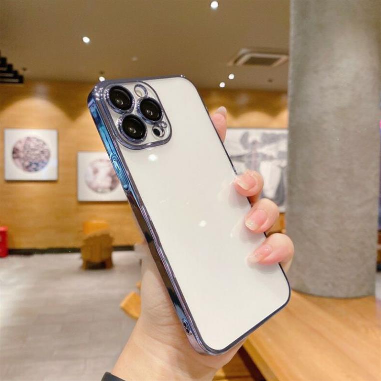 Ốp lưng trong viền màu XM Glimmer cho iPhone 13 , 13 pro , 13 pro max bảo vệ máy