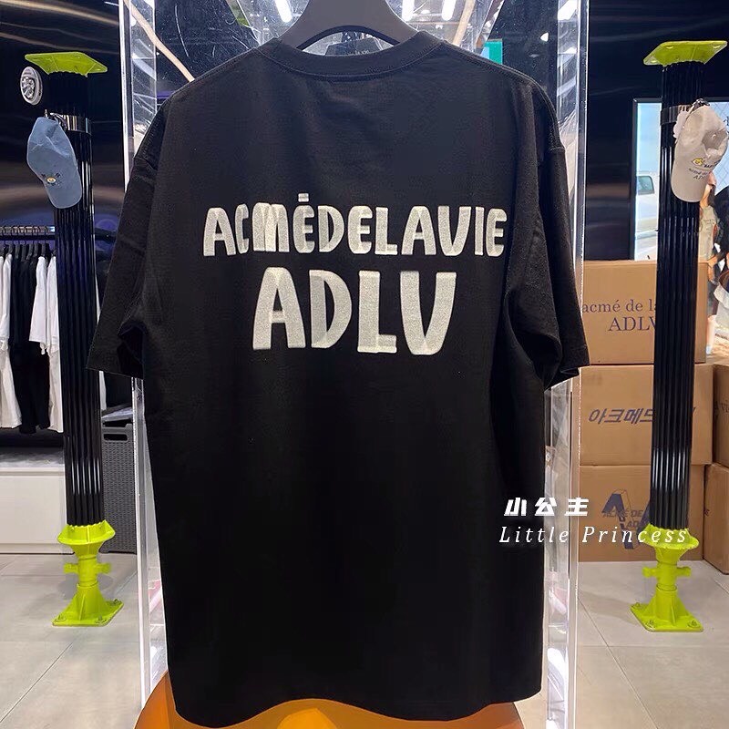 Áo phông ADLV Logo basic, áo thun unisex, chất cotton thoáng mát, form rộng, nemostore