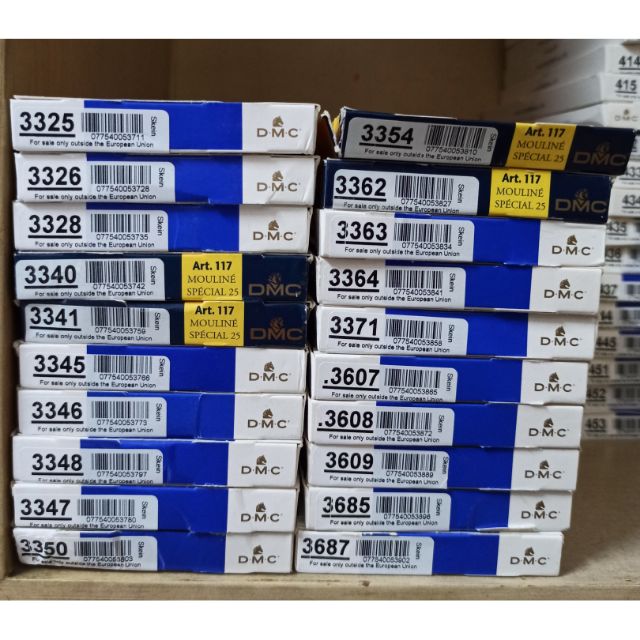 Chỉ thêu DMC chính hãng Pháp . Chọn theo mã màu.