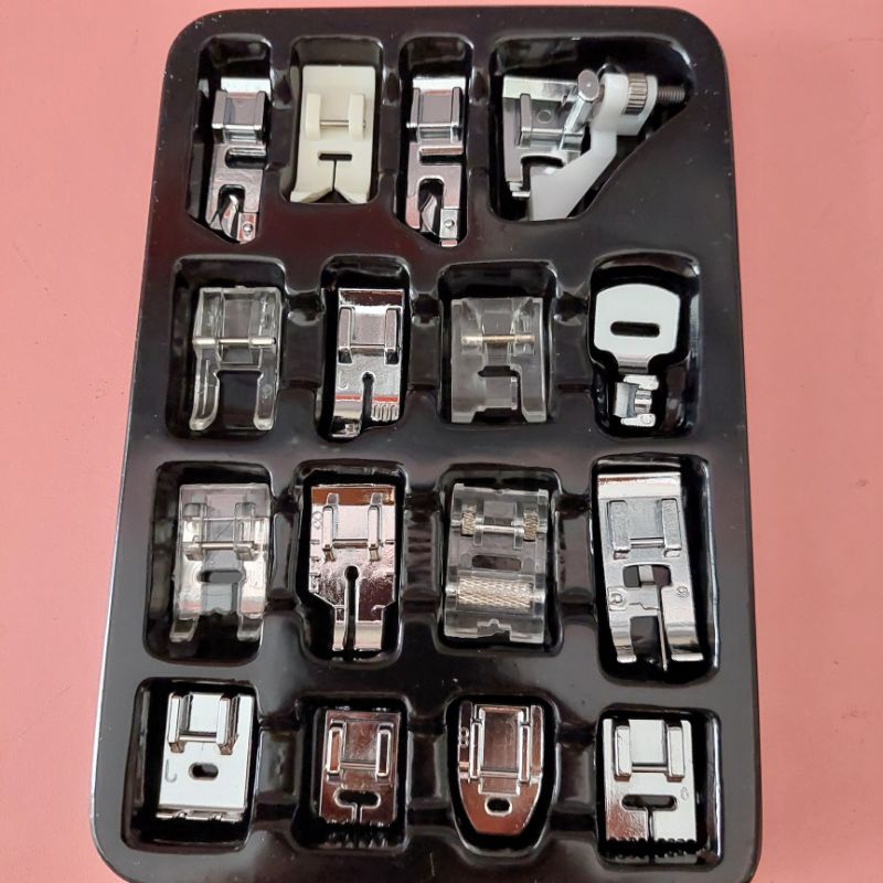 Bộ Chân Vịt Máy May Hiện Đại Để Bàn 16 Chân Vịt May