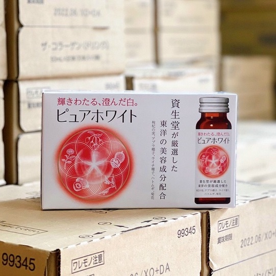 Nước uống trắng da Pure White shiseido Nhật Bản