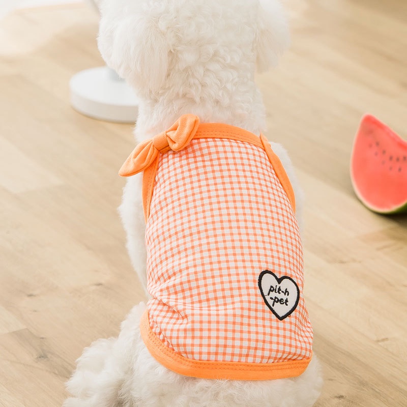 &lt;cutepethome&gt;Áo Hai Dây Mỏng Xuân Thu Phong Cách Mới Cho Thú Cưng