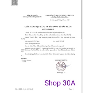 Sữa bột Glucerna 850g
