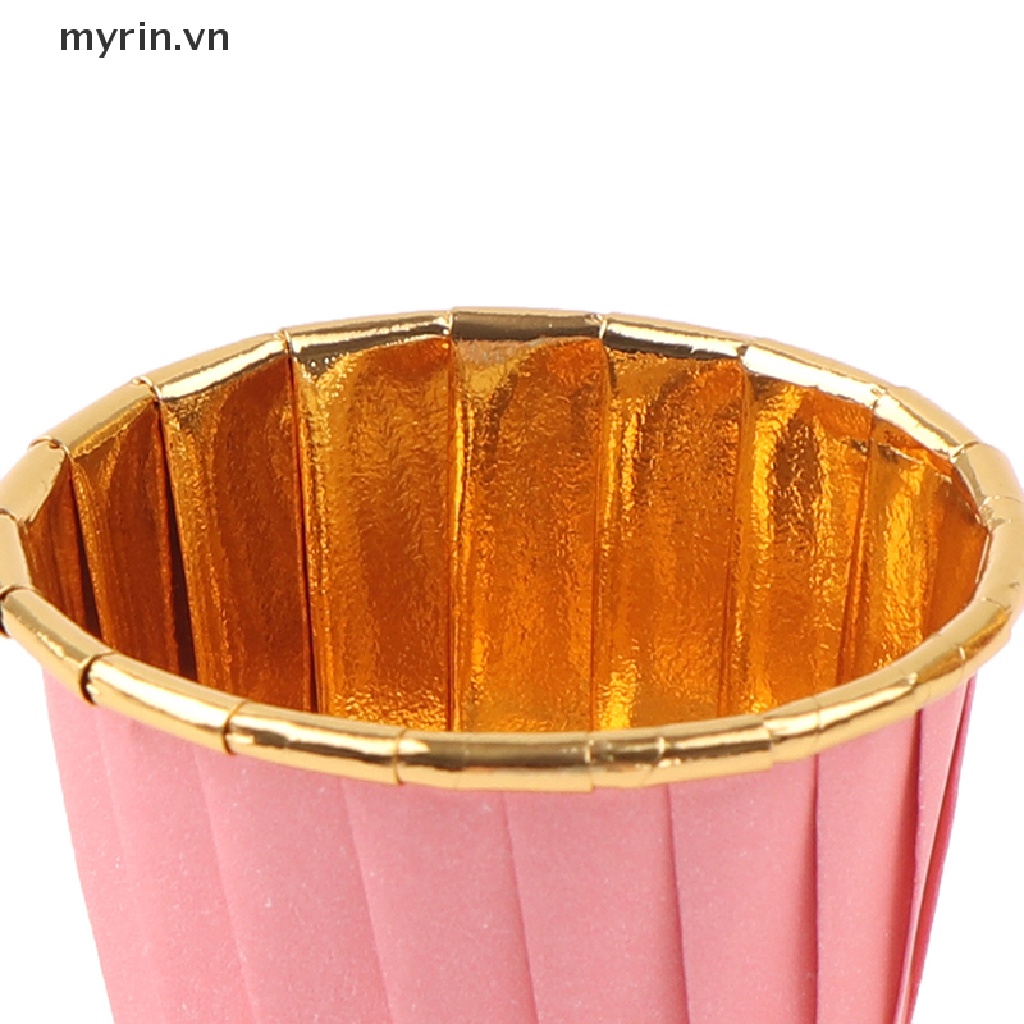 Set 50 Cốc Giấy Đựng Bánh Cupcake Tiện Lợi