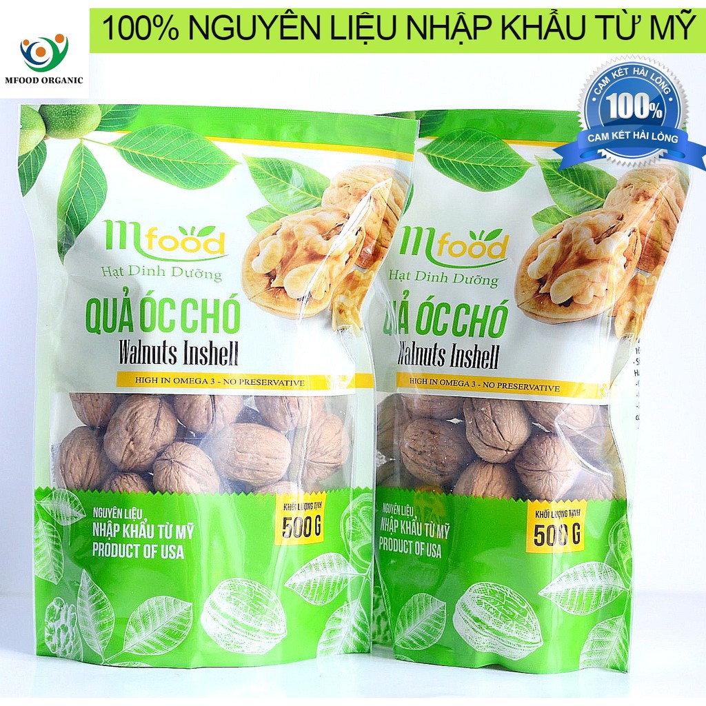 500g Hạt Óc Chó Vàng Mỹ - Thương Hiệu Mfood